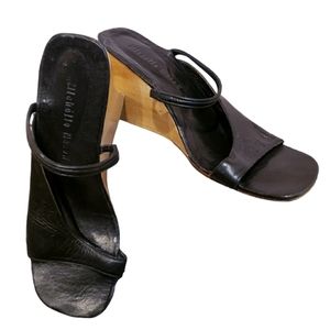 Michelle Macon Leather Sandals